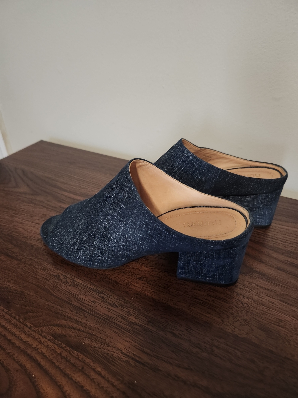 Nurture by Lamaze Denim-Effect Open-Toe Mules - Dark Blue - Picture 4 of 4